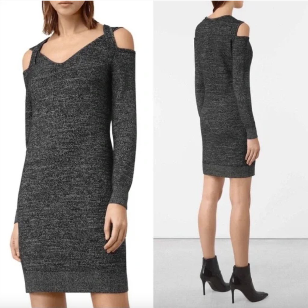 Allsaints Neri Twist Sweater Dress